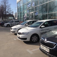 Photo taken at Volkswagen Премьера by Tatiana S. on 5/2/2014