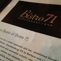 Photo taken at Bistro 71 by Edwin on 3/14/2013