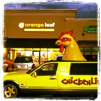 Photo taken at Orange Leaf Frozen Yogurt by chicken l. on 10/17/2012