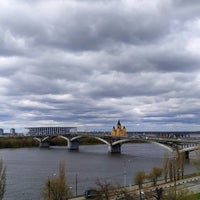 Photo taken at Канавинский мост by Sveton on 5/6/2021
