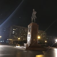 Photo taken at Памятник Петру I by Takysia on 1/27/2018