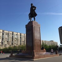 Photo taken at Памятник Петру I by Takysia on 5/9/2016