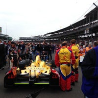 Photo taken at IMS Oval Turn One by Michael J on 5/26/2013
