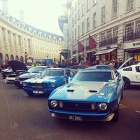 Photo taken at Regent Street Motor Show by Steve G. on 11/1/2014