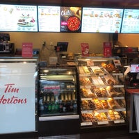 Menu at Tim Hortons cafe, Vancouver, 463 Robson St