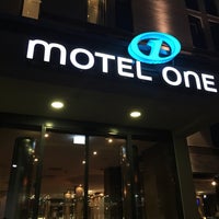 Photo taken at Motel One München-Garching by Guido O. on 5/23/2015