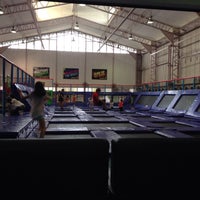 Photo taken at Amped Trampoline Park by Azadi S. on 9/14/2014