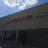 Photo taken at WhirlyBall/LaserWhirld of HEB by David R. on 6/9/2018