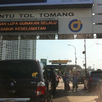 Photo taken at Gerbang Tol Tomang by Iphone Iphone Iphone on 3/21/2013