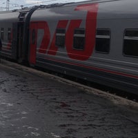 Photo taken at Murmansk Train Station by Элеонора Ю. on 4/22/2013