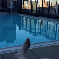 Photo taken at Rooftop Pool: Towne Terrace West by Nicholas O. on 8/28/2014