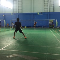 Photo taken at C.R. Badminton by Pook P. on 11/24/2015