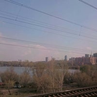 Photo taken at Железнодорожный мост by Oleg R. on 4/24/2016