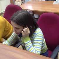 Photo taken at Библиотека НИУ ВШЭ by Mila on 4/25/2013