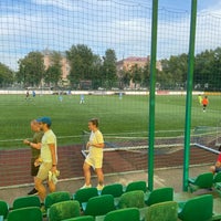 Photo taken at Стадион «Нефтяник» by Alex S. on 7/29/2020