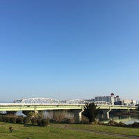 Photo taken at 久世橋 by hirowtjp on 12/17/2016