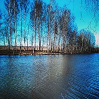 Photo taken at Заводское озеро by Bazili0 А. on 5/1/2013
