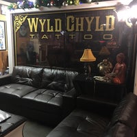 Photo taken at Wyld Chyld Tattoo by Nicole P. on 1/4/2017