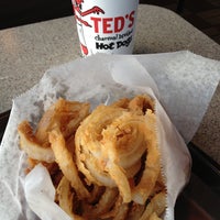 Photo taken at Ted&#39;s Hot Dogs by Bill on 5/6/2013