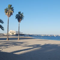 Photo taken at Playa de Santiago de la Ribera by Ramon M. on 3/1/2024