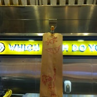 Photo taken at Which Wich? Superior Sandwiches by Jason on 2/20/2013