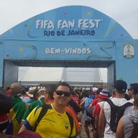 Photo taken at FIFA Fan Fest by Juan Pablo L. on 6/23/2014