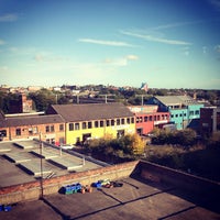 Photo taken at The Biscuit Factory by Dylan M. on 10/9/2012