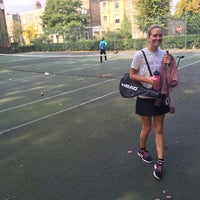 Photo taken at London Fields Tennis Courts by Pasa M. on 10/11/2015