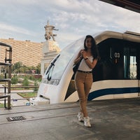 Photo taken at monorail Timiryazevskaya by Nargiza on 8/31/2020