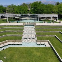 Photo taken at UVU Fountain Courtyard by Jay D. on 6/8/2018