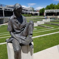 Photo taken at UVU Fountain Courtyard by Jay D. on 5/23/2018