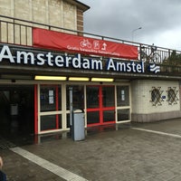 Photo taken at Station Amsterdam Amstel by Pavel C. on 8/21/2016