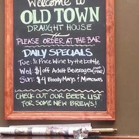 Photo taken at Old Town Draught House by Steve M. on 4/6/2013