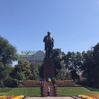 Photo taken at Monument to Taras Shevchenko by Gamze Y. on 8/25/2019
