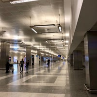 Photo taken at Atatürk Havalimanı Metro İstasyonu by Tommy P. on 5/30/2018