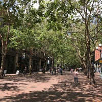 Photo taken at Seattle Streetcar - Occidental Mall by Laura P. on 7/6/2018