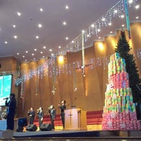 Photo taken at John Wesley Hall-Gereja Methodist Indonesia Jemaat Imanuel by Sam侯 on 12/16/2012