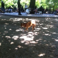 Photo taken at Tompkins Square Park Dog Run by Nick L. on 5/26/2013
