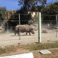 Photo taken at Black Rhino/Nile Hippo Exhibit by Dan W. on 4/30/2013