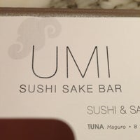 Photo taken at UMI Sushi &amp;amp; Sake Bar by Darin on 5/19/2013