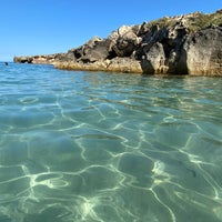 Photo taken at Spiaggia di Calamosche by Federica A. on 7/27/2021