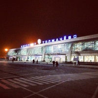 Photo taken at Tolmachevo International Airport (OVB) by Alexey A. on 4/21/2013