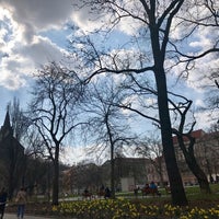 Photo taken at Karlínské náměstí by Pavla C. on 3/29/2017