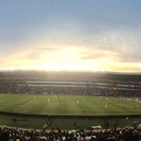 Photo taken at Estadio Corregidora Queretaro by Marcos Hall on 5/3/2016