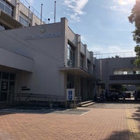 Photo taken at 東京都立神代高等学校 by Kouki K. on 8/24/2019
