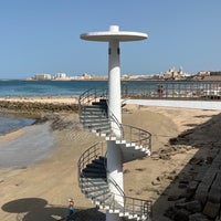Photo taken at Playa Santa María del Mar by Antonio on 8/2/2022