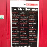 Photo taken at Stadtbibliothek Köln by Mahinur K. on 10/12/2018