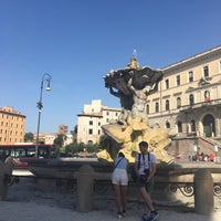 Photo taken at Fontana dei Tritoni (Bizzaccheri) by Léna L. on 8/28/2017