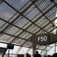 Photo taken at Gate F50 by Léna L. on 1/13/2018