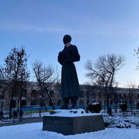 Photo taken at Monument to Hryhorii Skovoroda by Vavyorka on 1/31/2021